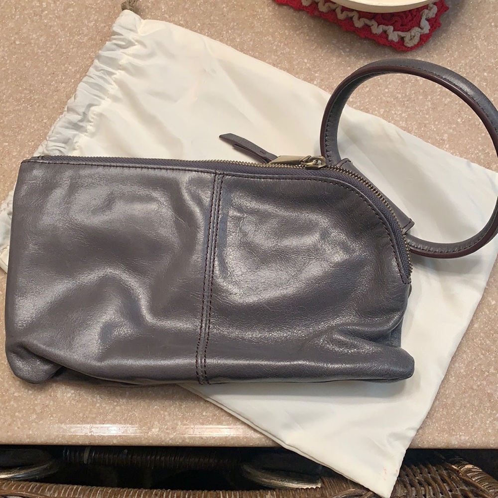 Gray hobo Sable wristlet